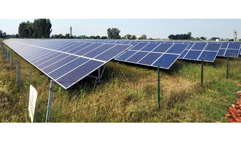 Solar Plant in Palli functioning without any glitch